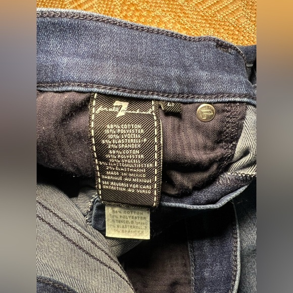 7 for All Mankind Junior's Dark Wash Ankle Gwenevere Denim Jeans,Size 17 - Picture 10 of 11